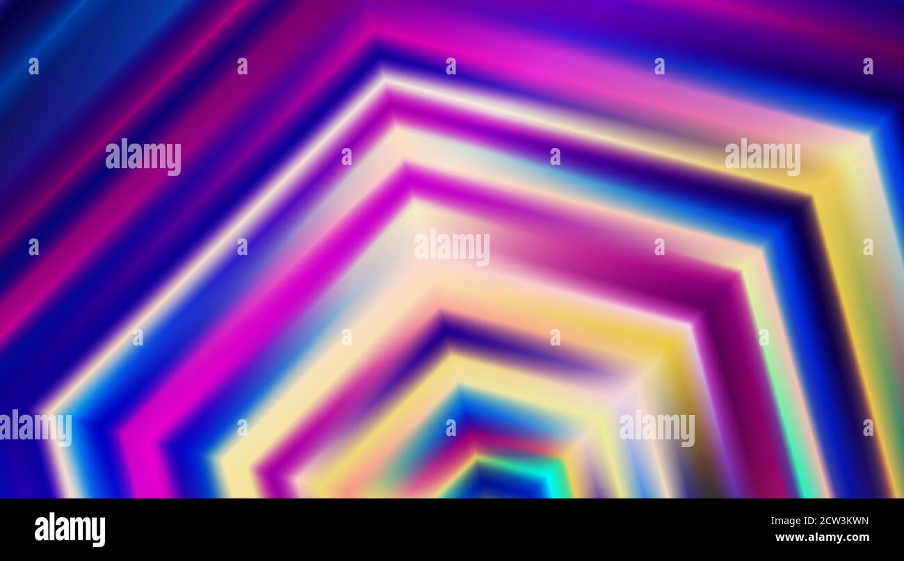 Papier peint abstrait géométrique coloré au néon. Motif graphique vectoriel multicolore. Bleu, magenta et jaune Illustration de Vecteur