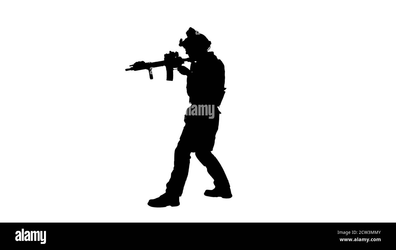 Un garde-forestier des États-Unis entre, faisant un geste de prise, puis ma Banque D'Images