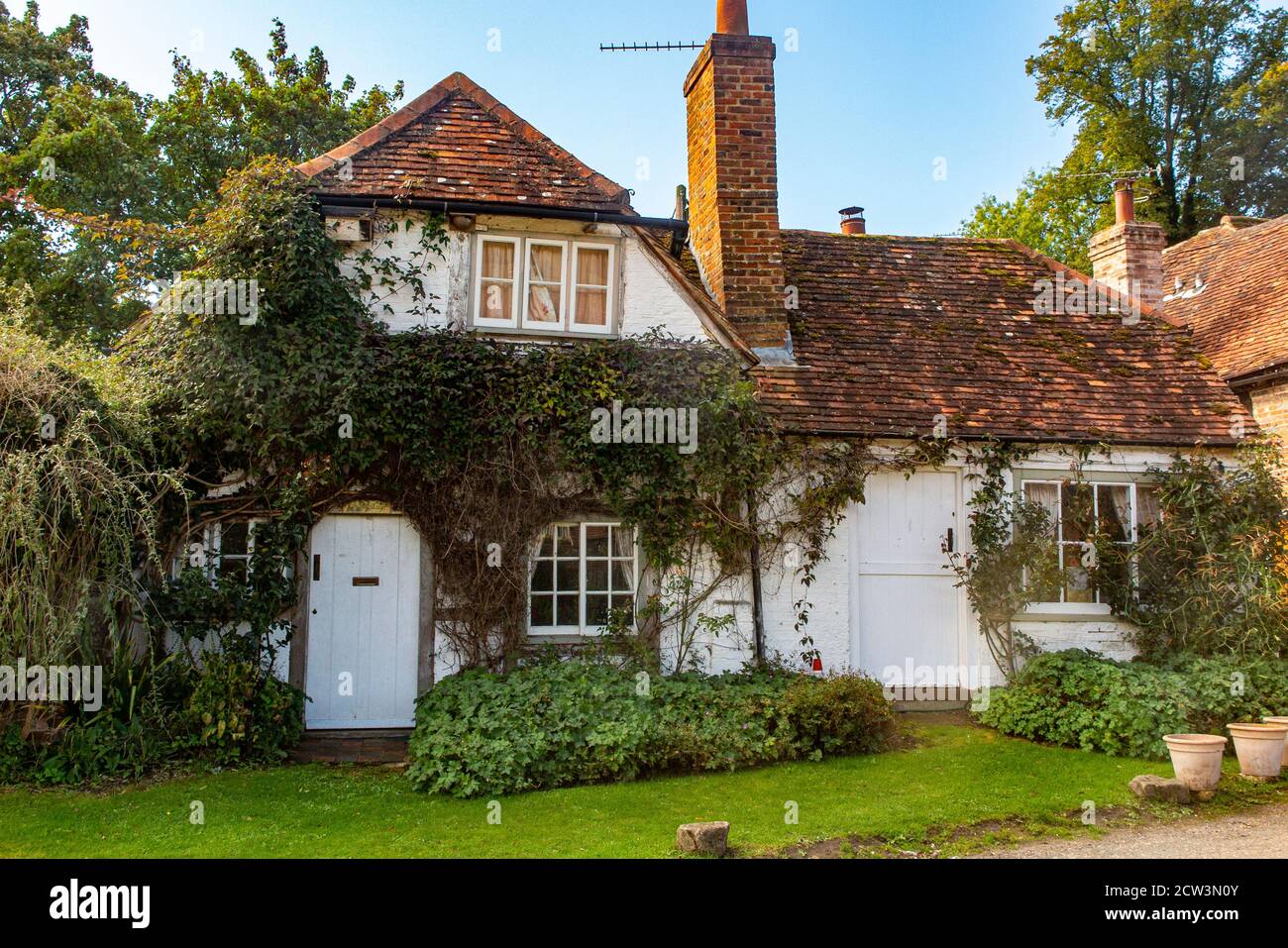 Le village de Turville dans le Buckinghamshire - un village typiquement anglais, où se trouvent de nombreux films et programmes de télévision Banque D'Images