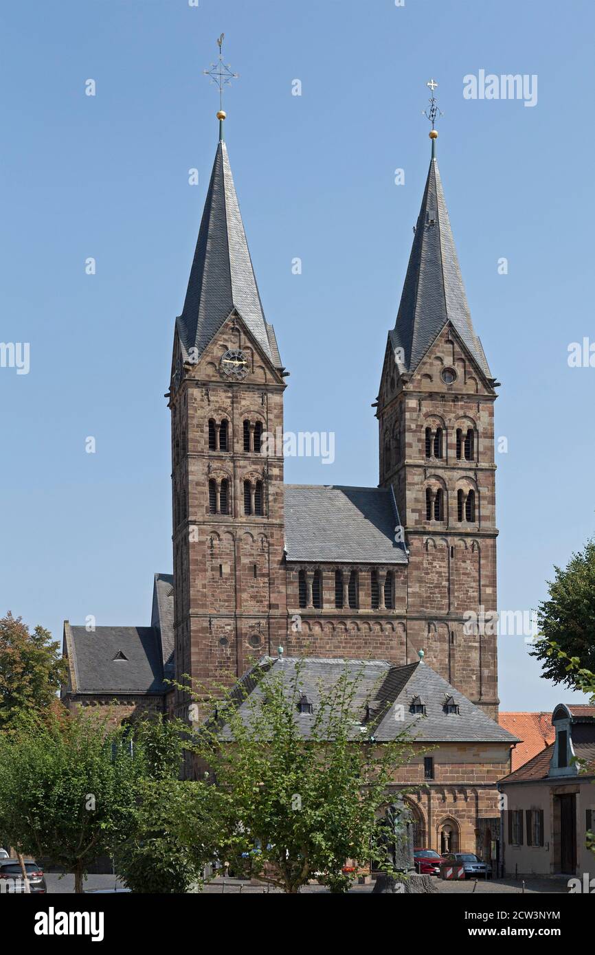 Cathédrale Saint-Pierre, Fritzlar, Hesse, Allemagne Banque D'Images