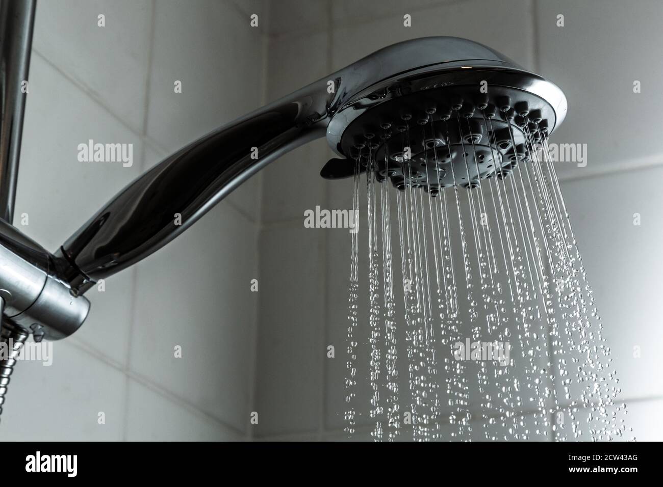 jet d'eau de la tête de douche Banque D'Images