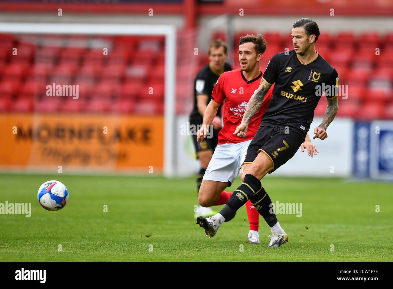 Ben Gladwin (7) de MK dons en action Banque D'Images