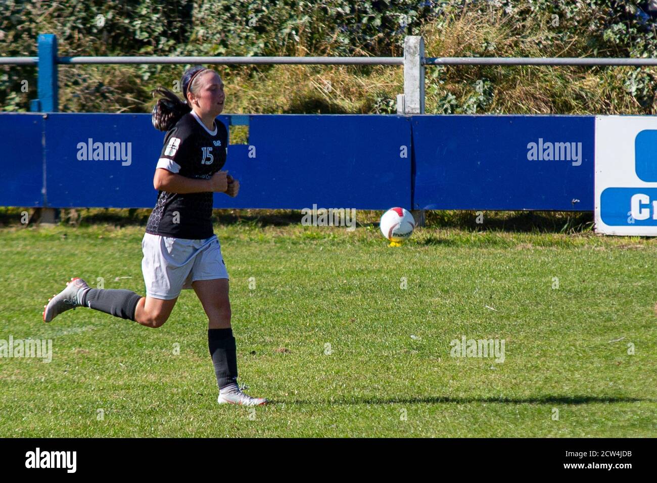 Port Talbot Town v Aberystwyth Town, chemin Victoria, dans la Welsh Premier Women's League, le 27 septembre 2020. Lewis Mitchell/PTT/YCPD. Banque D'Images Port Talbot Town v Aberystwyth Town, chemin Victoria, dans la Welsh Premier Women's League, le 27 septembre 2020. Lewis Mitchell/PTT/YCPD. Banque D'Images