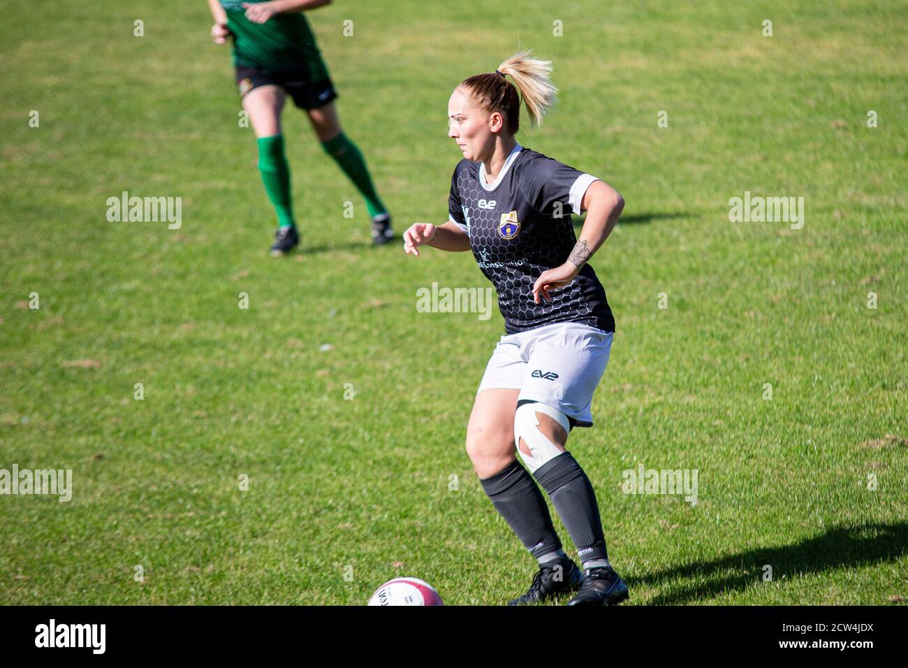Port Talbot Town v Aberystwyth Town, chemin Victoria, dans la Welsh Premier Women's League, le 27 septembre 2020. Lewis Mitchell/PTT/YCPD. Banque D'Images Port Talbot Town v Aberystwyth Town, chemin Victoria, dans la Welsh Premier Women's League, le 27 septembre 2020. Lewis Mitchell/PTT/YCPD. Banque D'Images