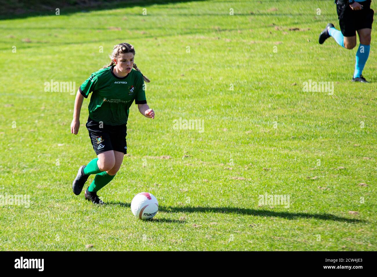 Port Talbot Town v Aberystwyth Town, chemin Victoria, dans la Welsh Premier Women's League, le 27 septembre 2020. Lewis Mitchell/PTT/YCPD. Banque D'Images Port Talbot Town v Aberystwyth Town, chemin Victoria, dans la Welsh Premier Women's League, le 27 septembre 2020. Lewis Mitchell/PTT/YCPD. Banque D'Images