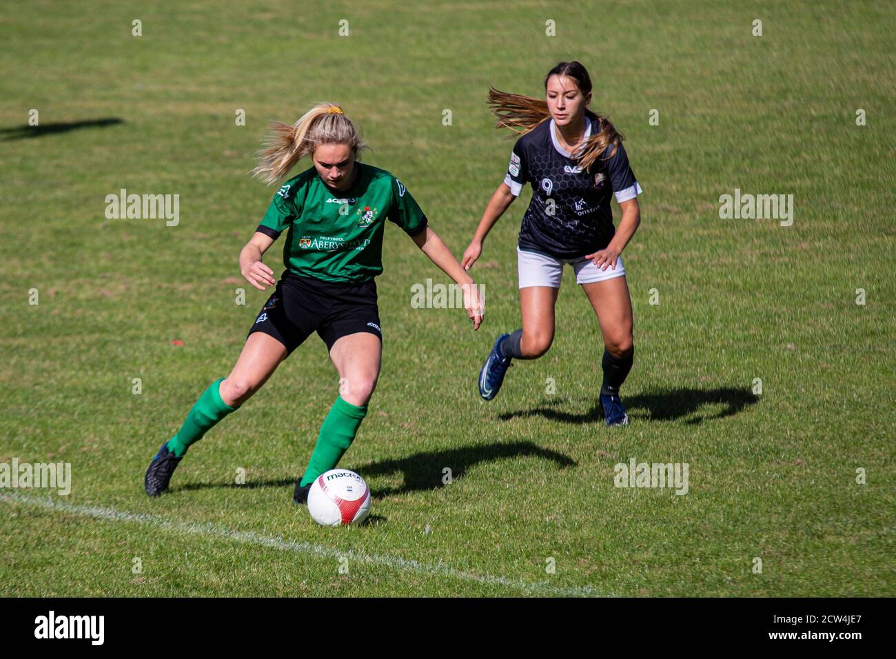 Port Talbot Town v Aberystwyth Town, chemin Victoria, dans la Welsh Premier Women's League, le 27 septembre 2020. Lewis Mitchell/PTT/YCPD. Banque D'Images Port Talbot Town v Aberystwyth Town, chemin Victoria, dans la Welsh Premier Women's League, le 27 septembre 2020. Lewis Mitchell/PTT/YCPD. Banque D'Images