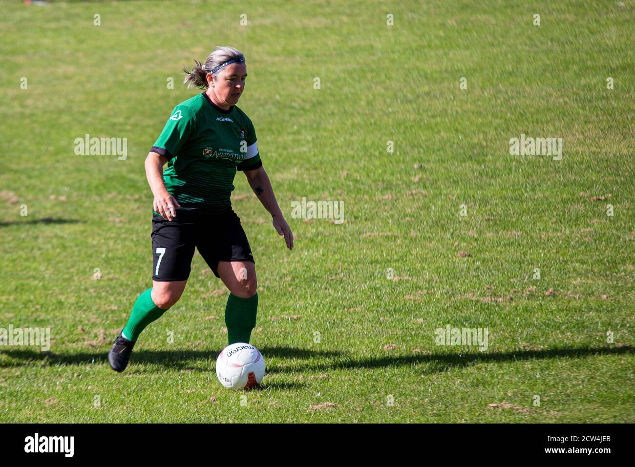 Port Talbot Town v Aberystwyth Town, chemin Victoria, dans la Welsh Premier Women's League, le 27 septembre 2020. Lewis Mitchell/PTT/YCPD. Banque D'Images Port Talbot Town v Aberystwyth Town, chemin Victoria, dans la Welsh Premier Women's League, le 27 septembre 2020. Lewis Mitchell/PTT/YCPD. Banque D'Images