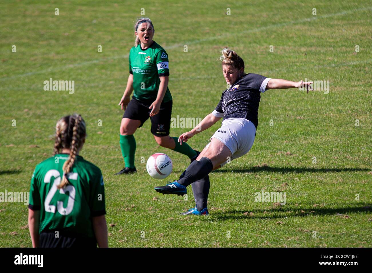 Port Talbot Town v Aberystwyth Town, chemin Victoria, dans la Welsh Premier Women's League, le 27 septembre 2020. Lewis Mitchell/PTT/YCPD. Banque D'Images Port Talbot Town v Aberystwyth Town, chemin Victoria, dans la Welsh Premier Women's League, le 27 septembre 2020. Lewis Mitchell/PTT/YCPD. Banque D'Images