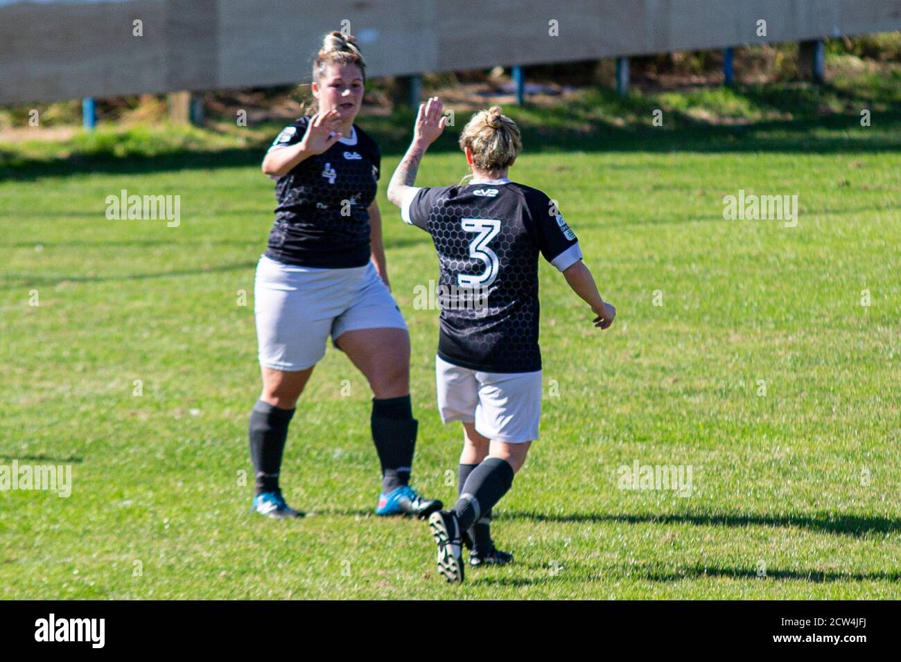 Port Talbot Town v Aberystwyth Town, chemin Victoria, dans la Welsh Premier Women's League, le 27 septembre 2020. Lewis Mitchell/PTT/YCPD. Banque D'Images Port Talbot Town v Aberystwyth Town, chemin Victoria, dans la Welsh Premier Women's League, le 27 septembre 2020. Lewis Mitchell/PTT/YCPD. Banque D'Images