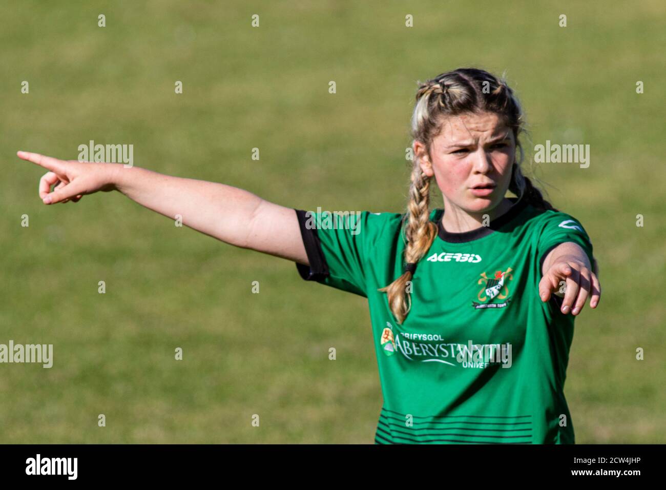 Port Talbot Town v Aberystwyth Town, chemin Victoria, dans la Welsh Premier Women's League, le 27 septembre 2020. Lewis Mitchell/PTT/YCPD. Banque D'Images Port Talbot Town v Aberystwyth Town, chemin Victoria, dans la Welsh Premier Women's League, le 27 septembre 2020. Lewis Mitchell/PTT/YCPD. Banque D'Images