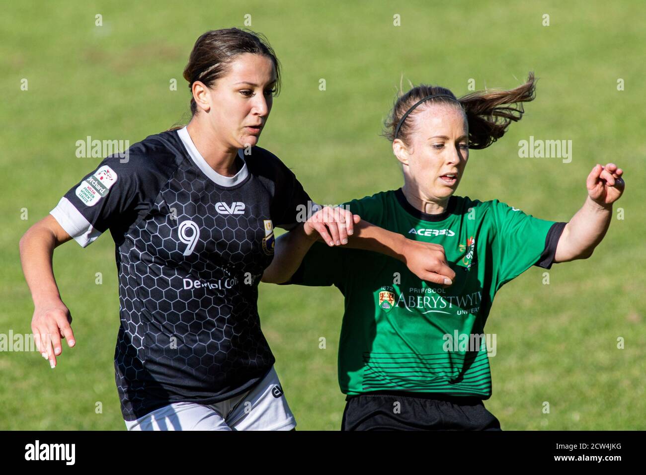 Port Talbot Town v Aberystwyth Town, chemin Victoria, dans la Welsh Premier Women's League, le 27 septembre 2020. Lewis Mitchell/PTT/YCPD. Banque D'Images Port Talbot Town v Aberystwyth Town, chemin Victoria, dans la Welsh Premier Women's League, le 27 septembre 2020. Lewis Mitchell/PTT/YCPD. Banque D'Images