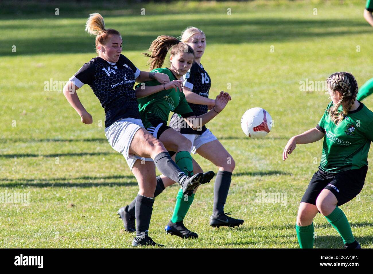Port Talbot Town v Aberystwyth Town, chemin Victoria, dans la Welsh Premier Women's League, le 27 septembre 2020. Lewis Mitchell/PTT/YCPD. Banque D'Images Port Talbot Town v Aberystwyth Town, chemin Victoria, dans la Welsh Premier Women's League, le 27 septembre 2020. Lewis Mitchell/PTT/YCPD. Banque D'Images