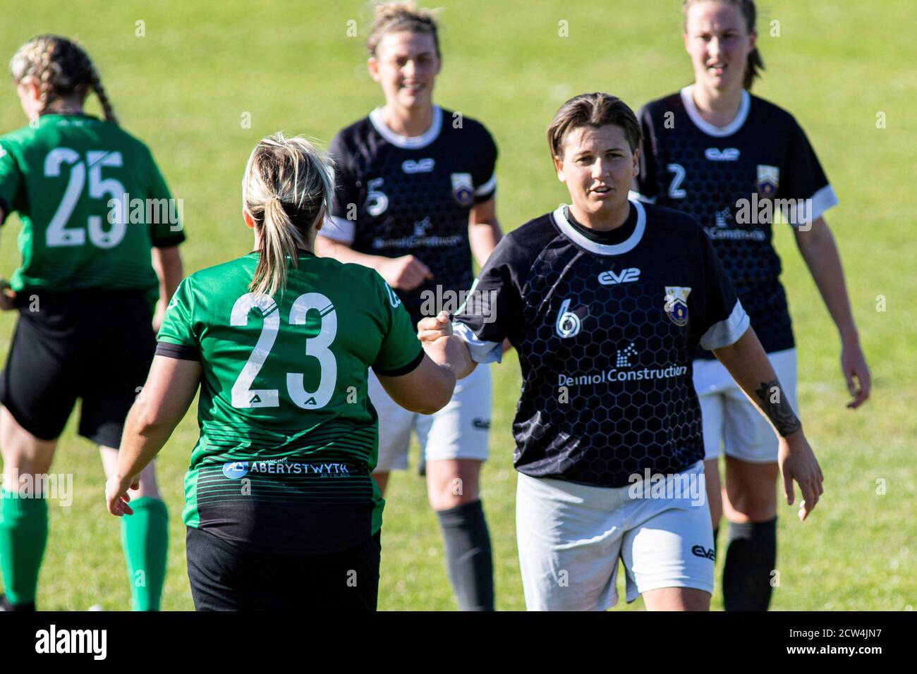 Port Talbot Town v Aberystwyth Town, chemin Victoria, dans la Welsh Premier Women's League, le 27 septembre 2020. Lewis Mitchell/PTT/YCPD. Banque D'Images Port Talbot Town v Aberystwyth Town, chemin Victoria, dans la Welsh Premier Women's League, le 27 septembre 2020. Lewis Mitchell/PTT/YCPD. Banque D'Images