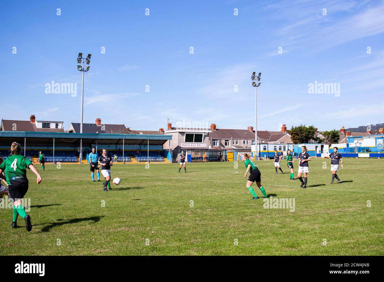 Port Talbot Town v Aberystwyth Town, chemin Victoria, dans la Welsh Premier Women's League, le 27 septembre 2020. Lewis Mitchell/PTT/YCPD. Banque D'Images Port Talbot Town v Aberystwyth Town, chemin Victoria, dans la Welsh Premier Women's League, le 27 septembre 2020. Lewis Mitchell/PTT/YCPD. Banque D'Images