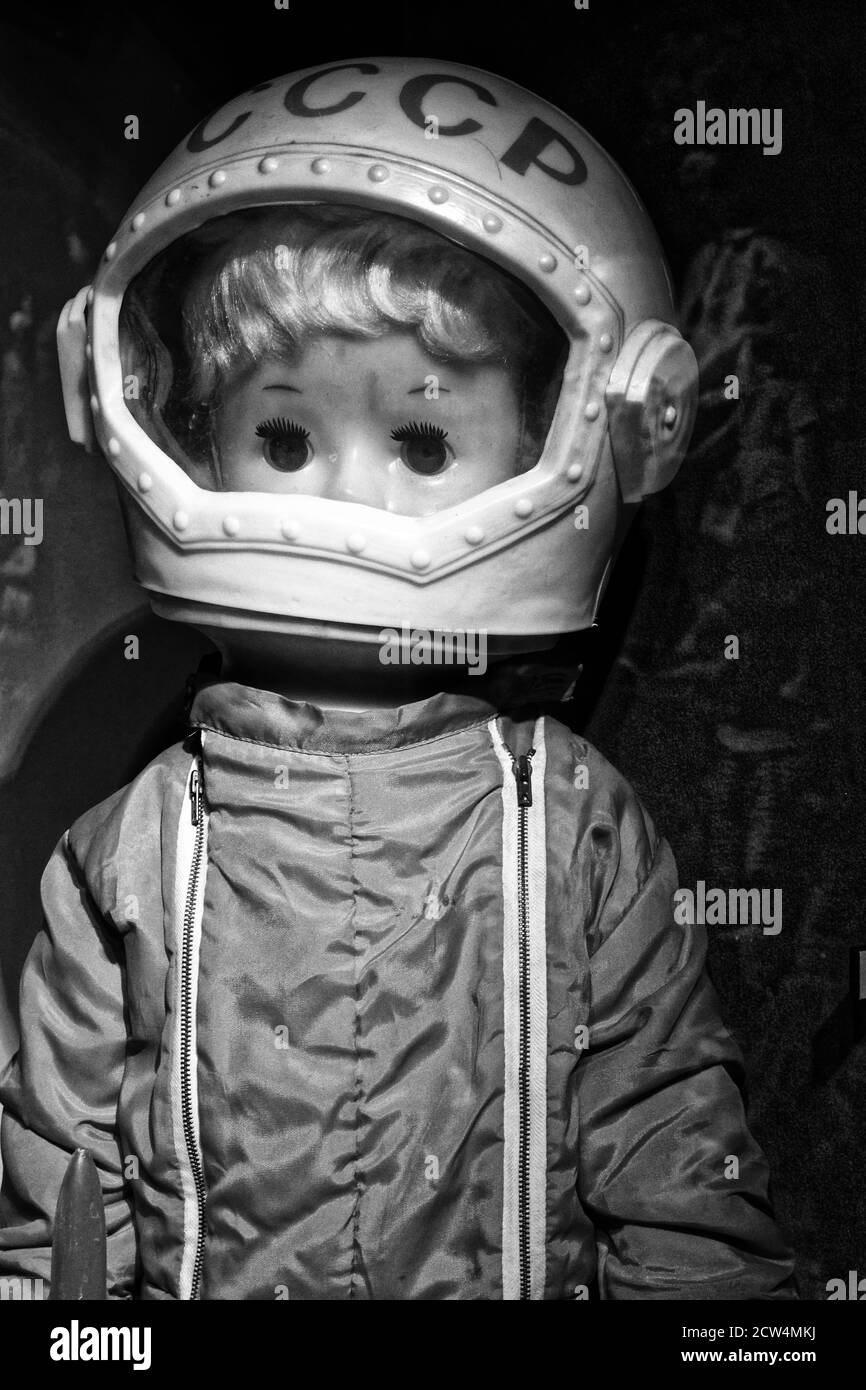 Photo rétro poupée cosmonaute Banque D'Images
