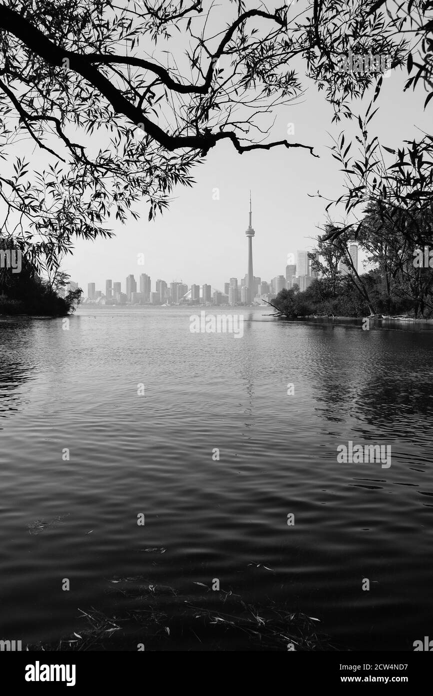 Horizon de l'île de Toronto Banque D'Images