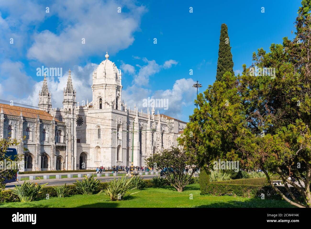 Monastère historique Mosteiro dos Jeronimos de Lisbonne, Portugal Banque D'Images