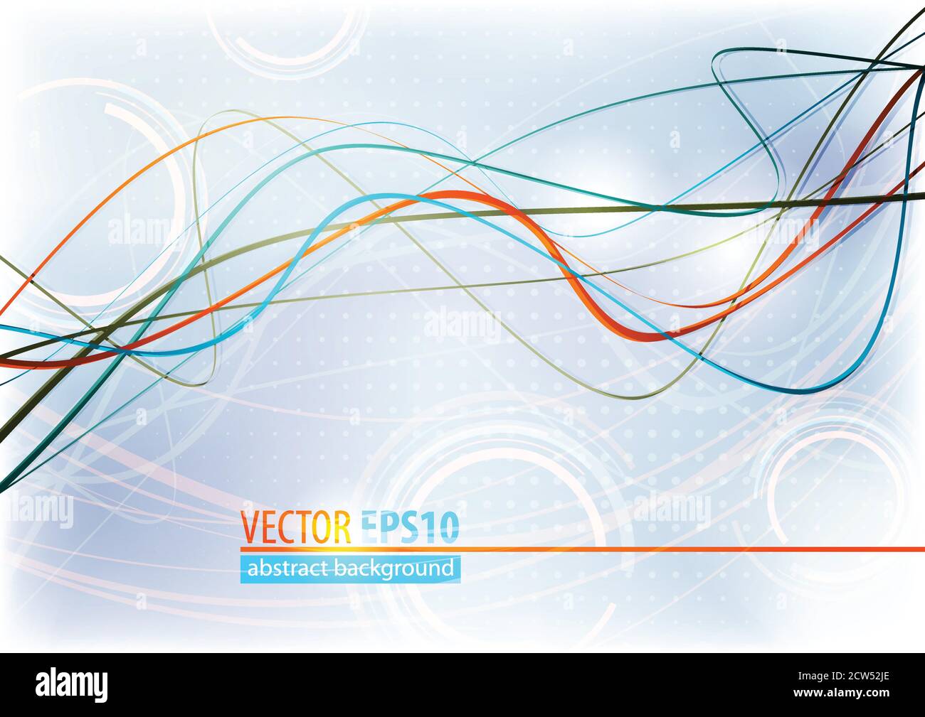 Motif abstrait avec de fines lignes orange et bleues. Vecteur Illustration de Vecteur