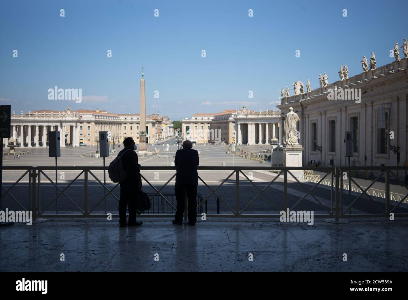 Voyages à l'époque de Covid19. Printemps à Rome. Banque D'Images