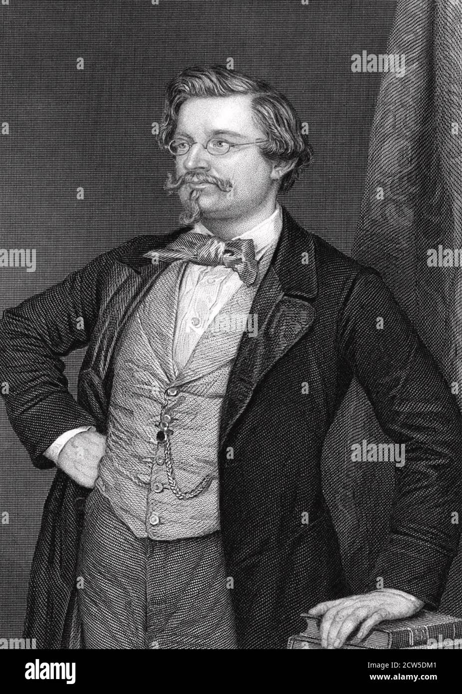 AUGUST von HOFMANN (1818-1892) chimiste biologique allemand Banque D'Images