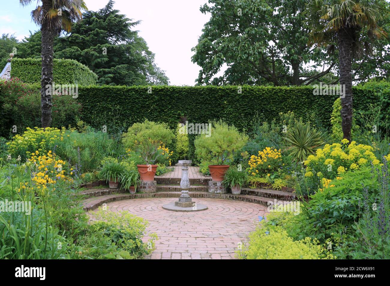 Hidcote Manor Garden Angleterre en été Banque D'Images