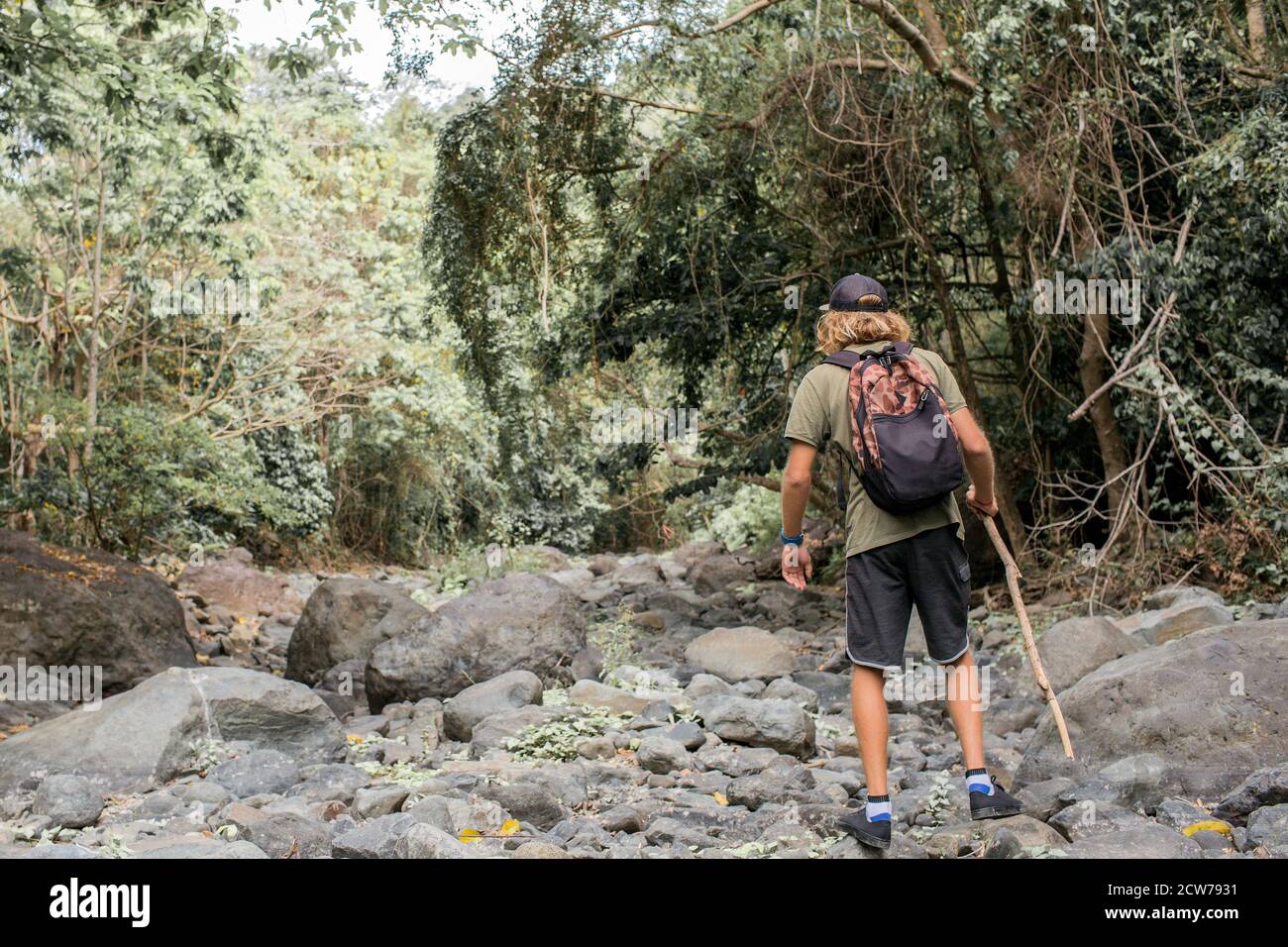 le tourisme local. un homme marche dans les parcs locaux. photo de haute qualité Banque D'Images