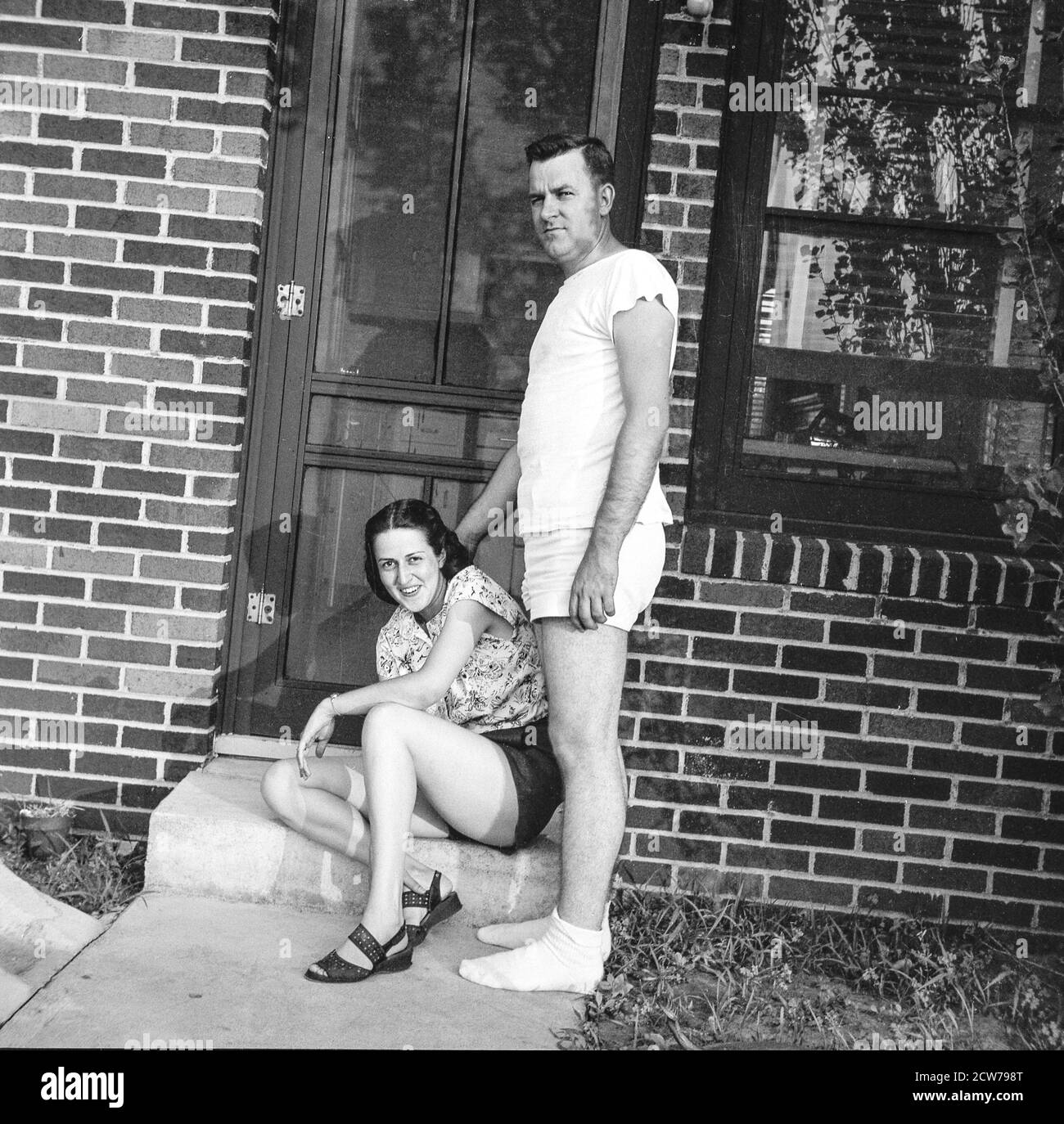 Vintage années 1950 style de vie, États-Unis Banque D'Images