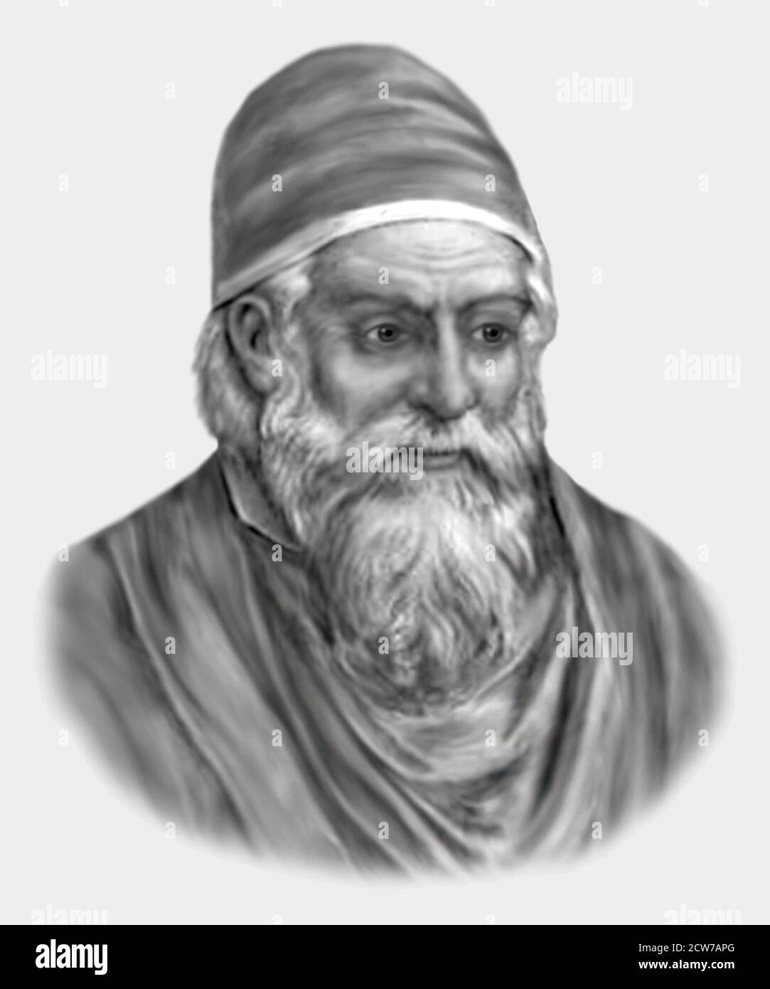 Euclide d'Alexandrie a prospéré 300BC mathématicien grec Banque D'Images