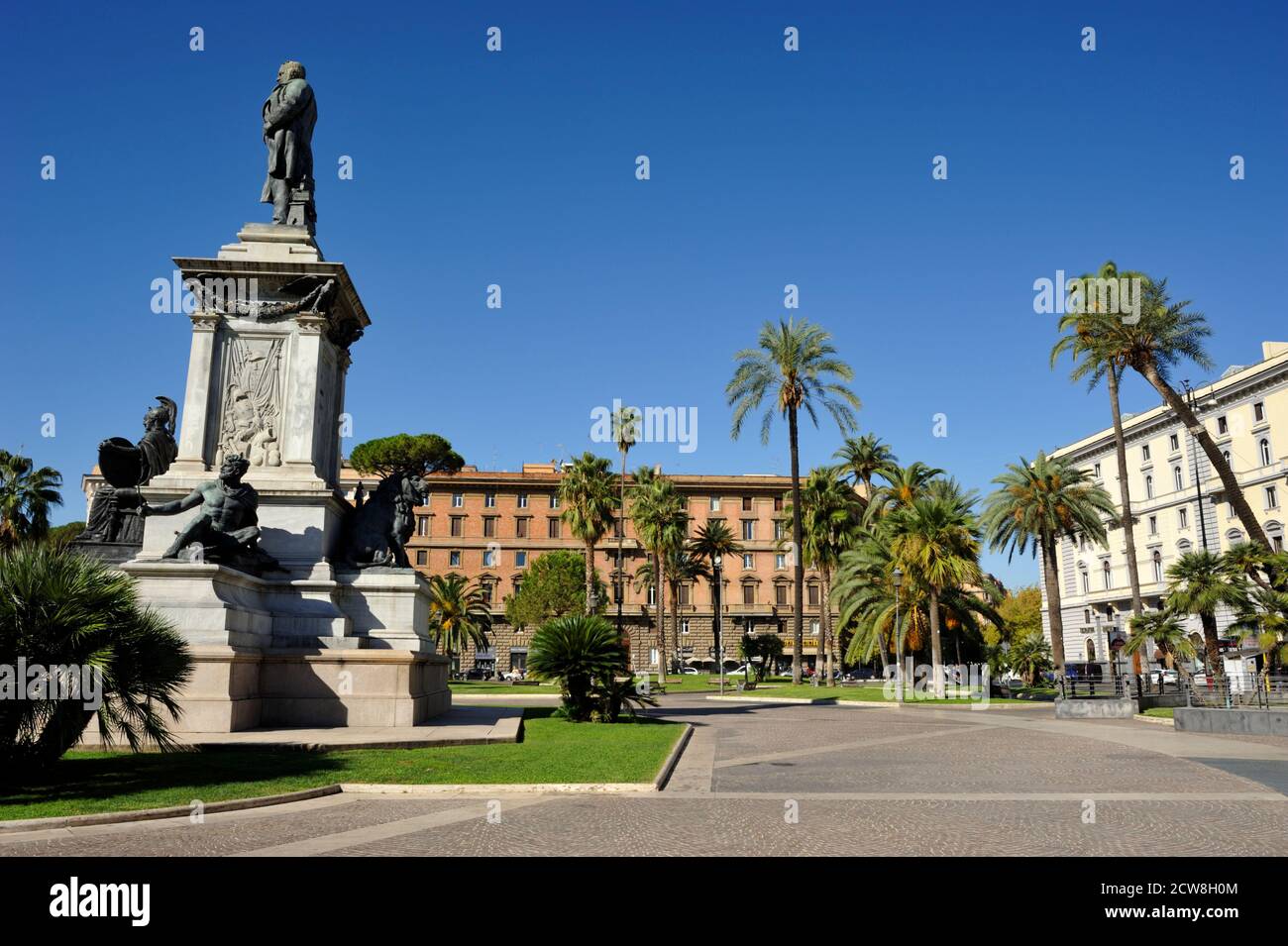 Piazza Cavour, Rome, Italie Banque D'Images