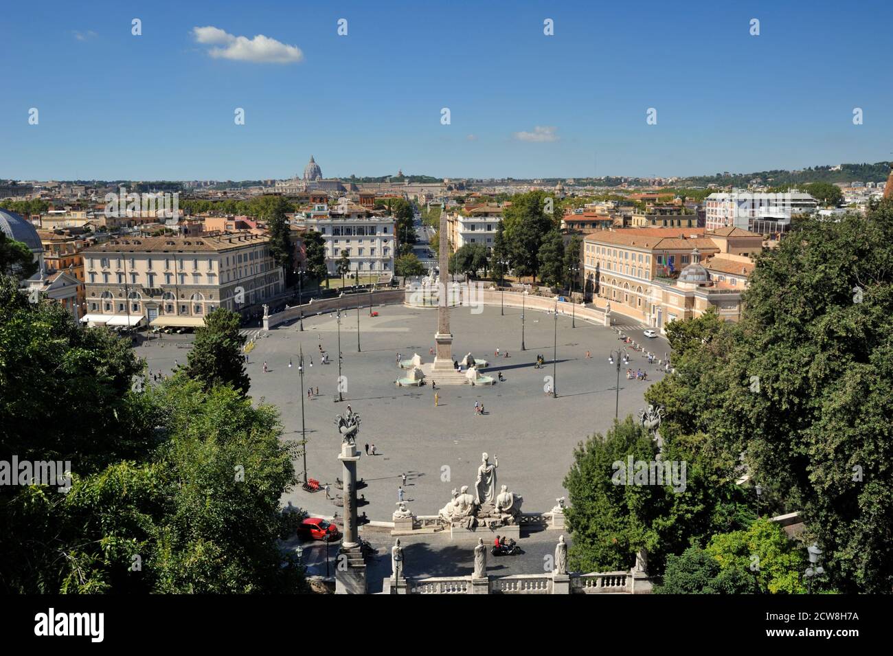 Piazza del Popolo, Rome, Italie Banque D'Images