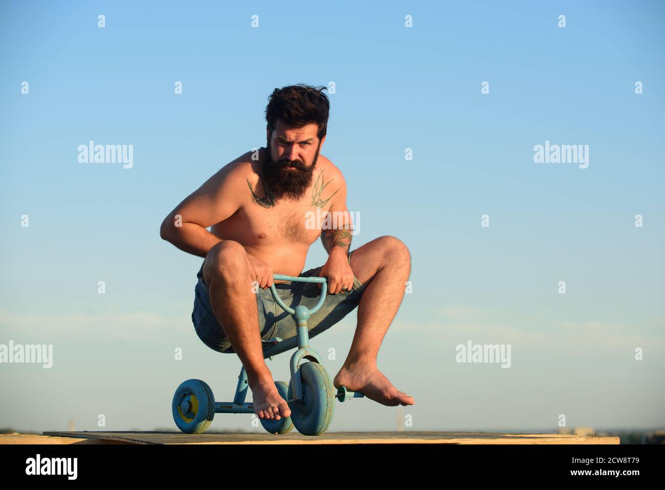 Un Fou Qui Fait Du Velo Velo Rider Drole Comic Man A Velo Photo Stock Alamy