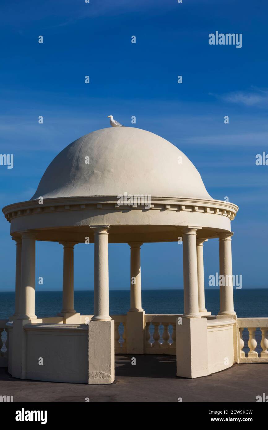 Angleterre, East Sussex, Bexhill on Sea, la promenade Art déco Cupola du Pavillon de la Warr Banque D'Images