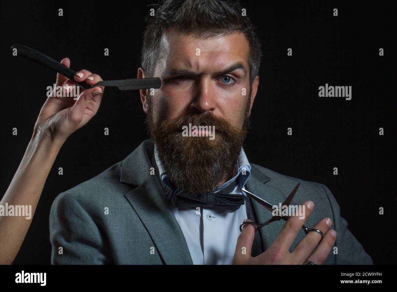 Bearded man with beard Banque de photographies et d'images à haute  résolution - Alamy
