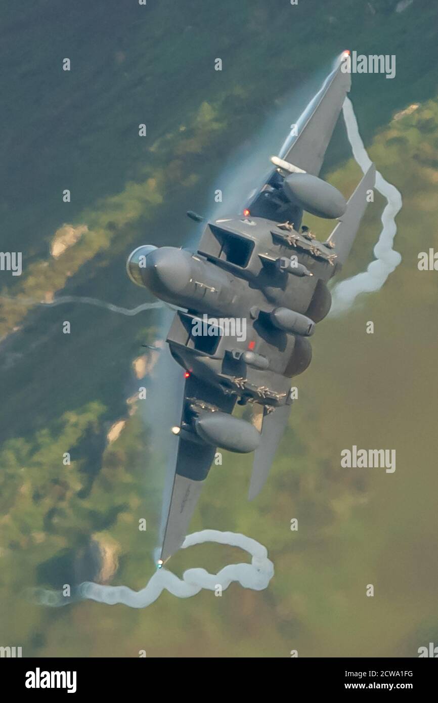 Aigle F15 Mach Loop Banque D'Images