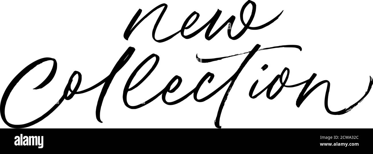 Nouvelle collection de lettres vectorielles de forme d'encre. Illustration de Vecteur