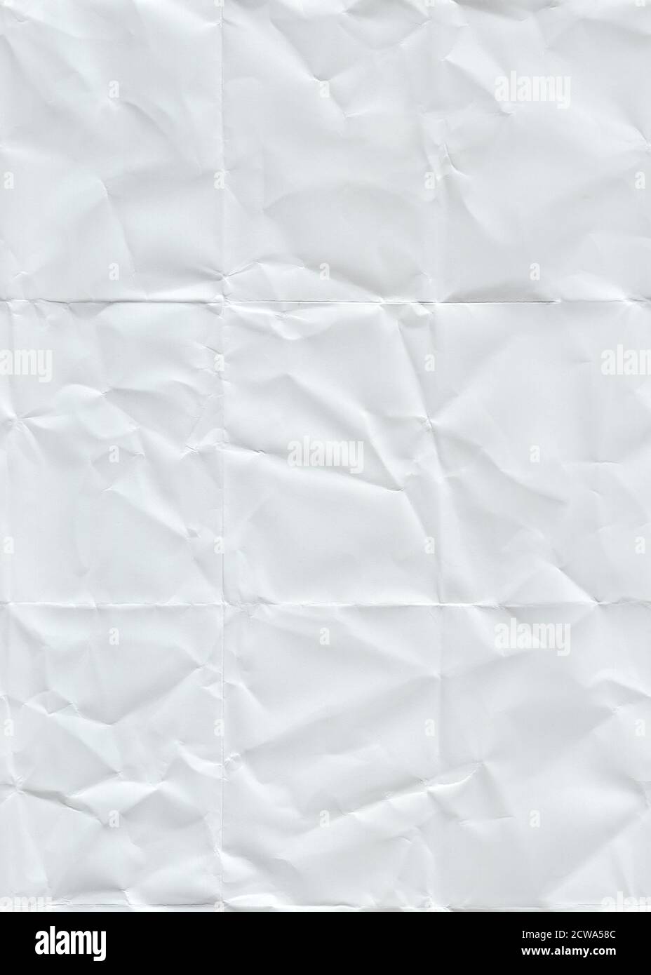 Papier plié et froissé Banque D'Images