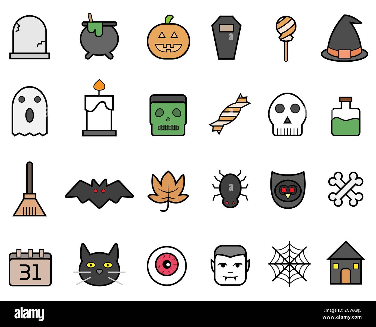 Illustration vectorielle de l'icône Halloween Illustration de Vecteur