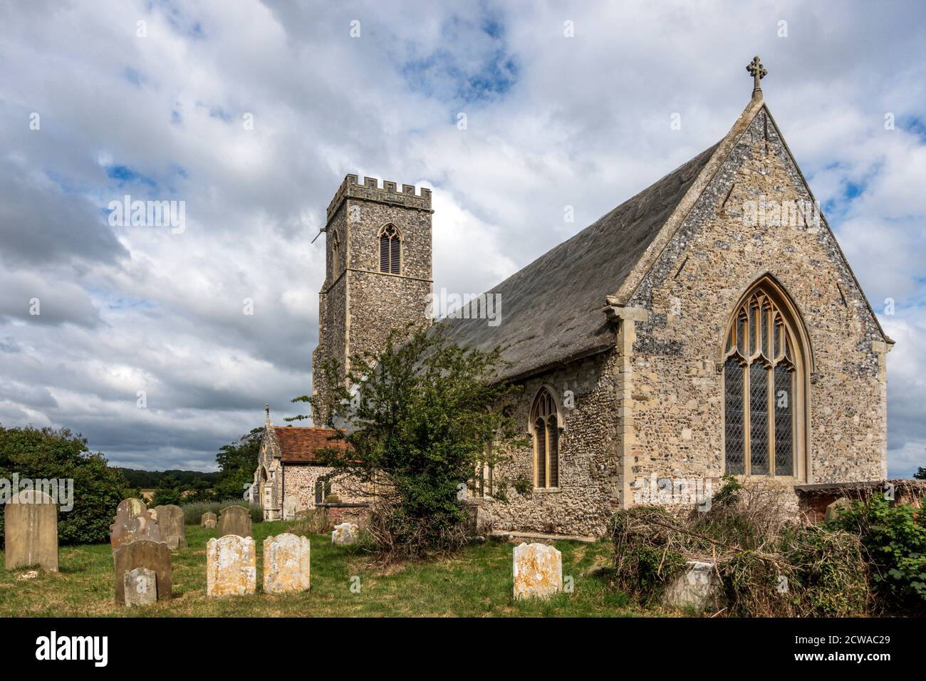 L'église de Sainte Marie, Henstead, Suffolk, Royaume-Uni. Banque D'Images