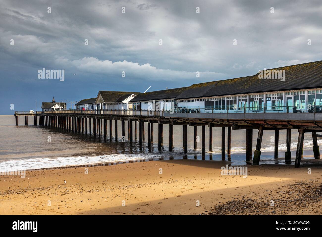 Jetée de Southwold, Suffolk, Angleterre, RU Banque D'Images