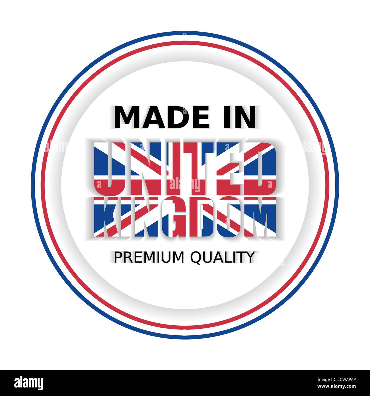 Illustration vectorielle, fabriquée au Royaume-Uni, qualité Premium. Parfait pour toutes les utilisations. Illustration de Vecteur