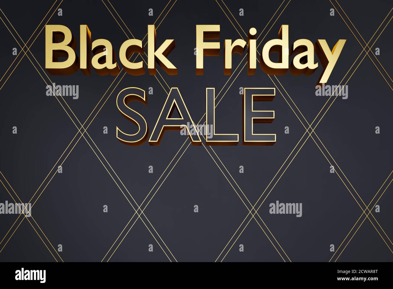 billet de vente du vendredi noir illustration du vendredi noir texte du vendredi 3d noir avec espace pour le texte ajouté Banque D'Images