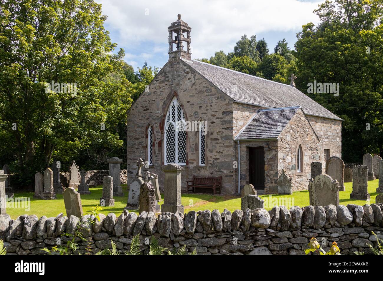 Église paroissiale Dowally Dowally Perthshire en Écosse Banque D'Images