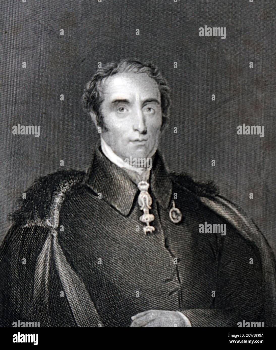 Arthur Wellesley, 1er duc de Wellington (1er mai 1769 - 14 septembre 1852) était un soldat anglo-irlandais et un homme d'État conservateur, qui était l'un des principaux personnages militaires et politiques de la Grande-Bretagne du XIXe siècle, servant deux fois comme Premier ministre. Il remporte une victoire remarquable contre Napoléon à la bataille de Waterloo en 1815. Banque D'Images
