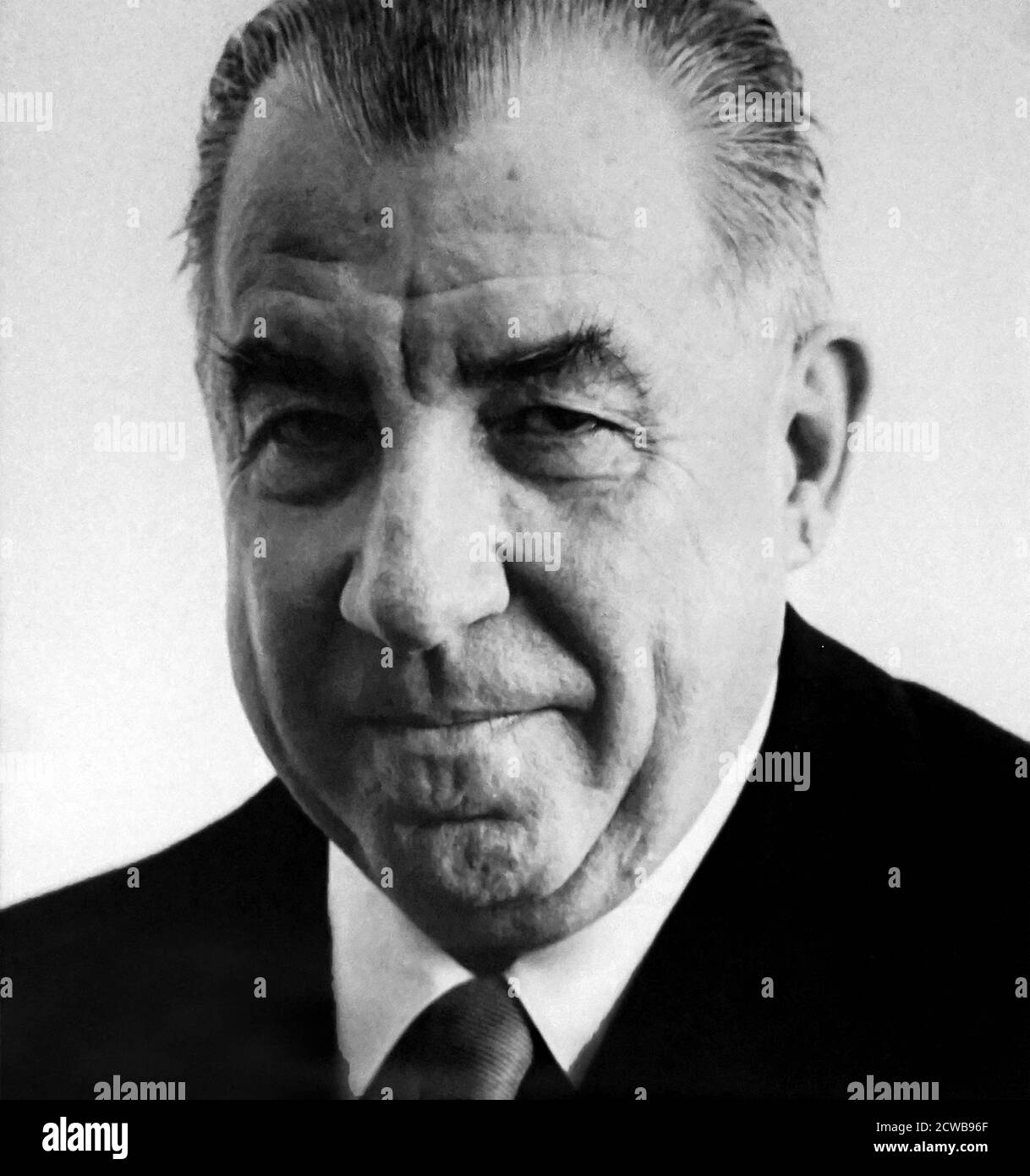 Photographie de Pier Pasquale Spinelli (1957-1968) un diplomate italien Banque D'Images