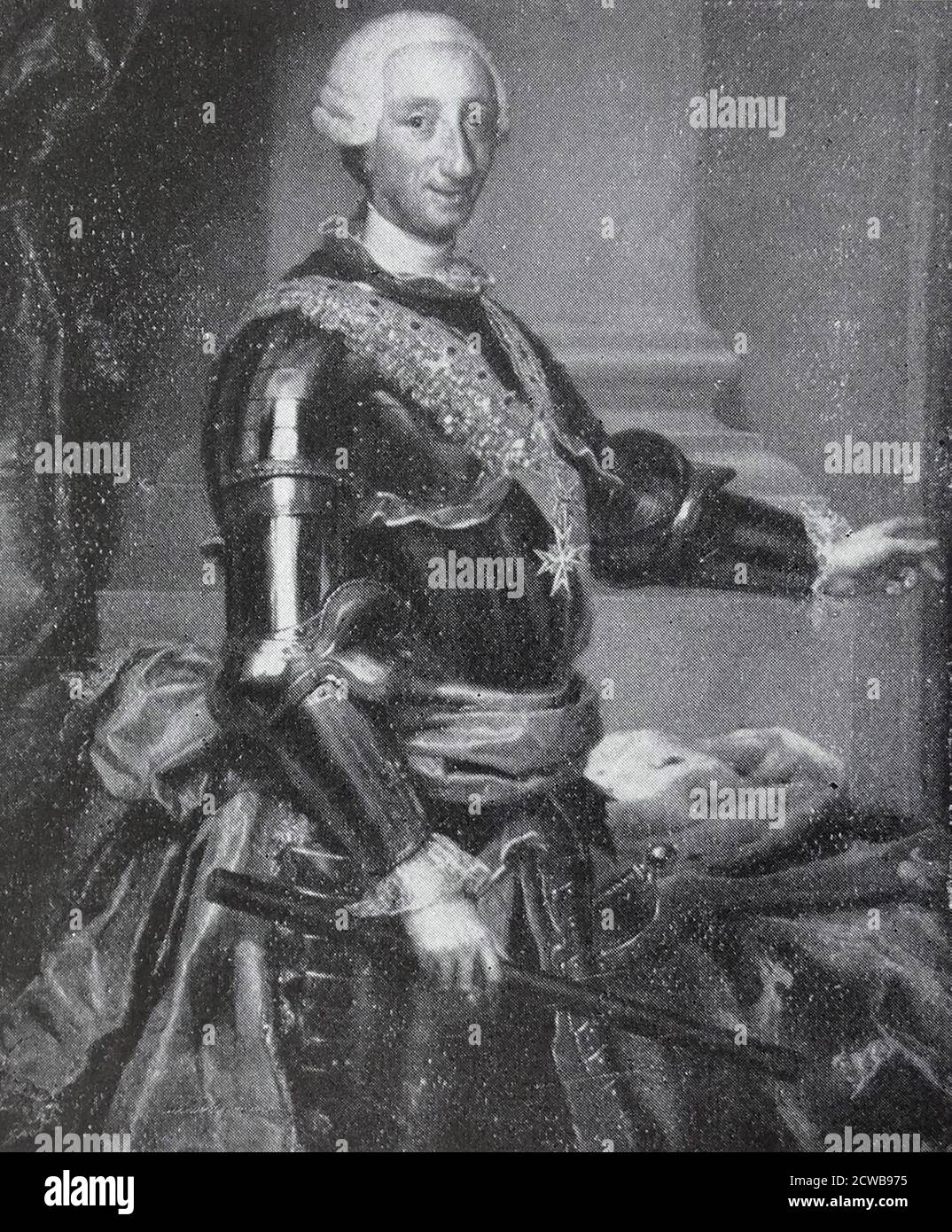 Charles III (Carlos III); (1716 - 1788); Roi d'Espagne (1759-1788), après avoir régner Naples en tant que Charles VII et la Sicile en tant que Charles V (1734-1759). Banque D'Images