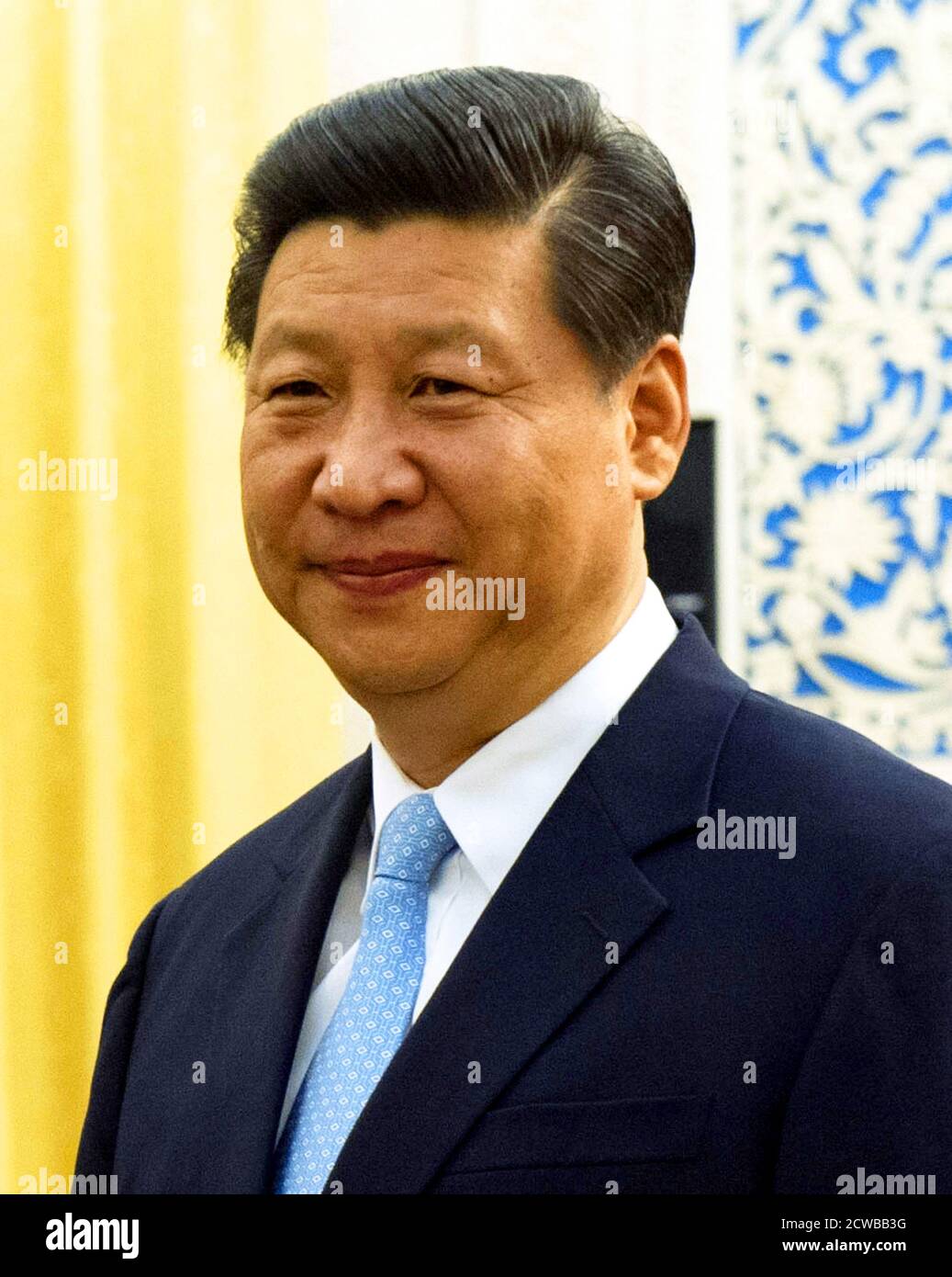 Homme politique chinois Xi Jinping, siégeant en tant que Secrétaire Général du Parti communiste de Chine Banque D'Images