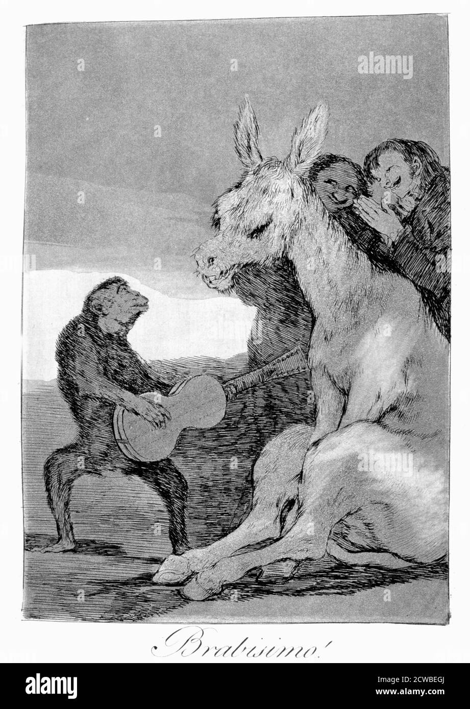 Assiette 14 de 'Los Caprichos': Quel sacrifice!(Que sacrificio!)1799