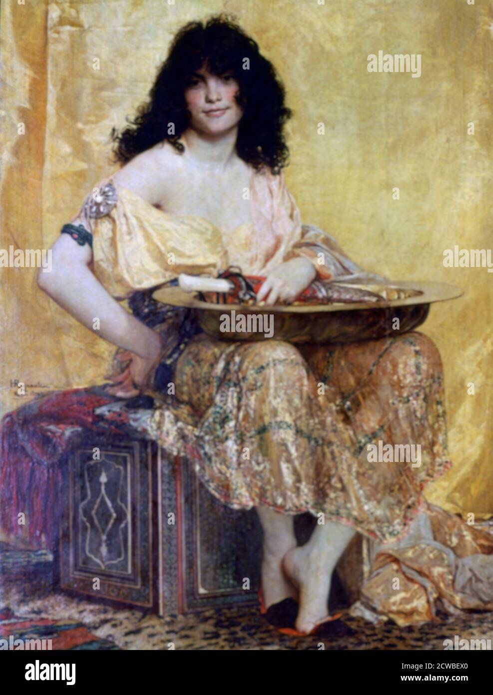 Salome', 1870. Artiste: Henri Alexandre Georges Regnault. Henri Regnault (1843-1871) est un peintre orientaliste français. Banque D'Images