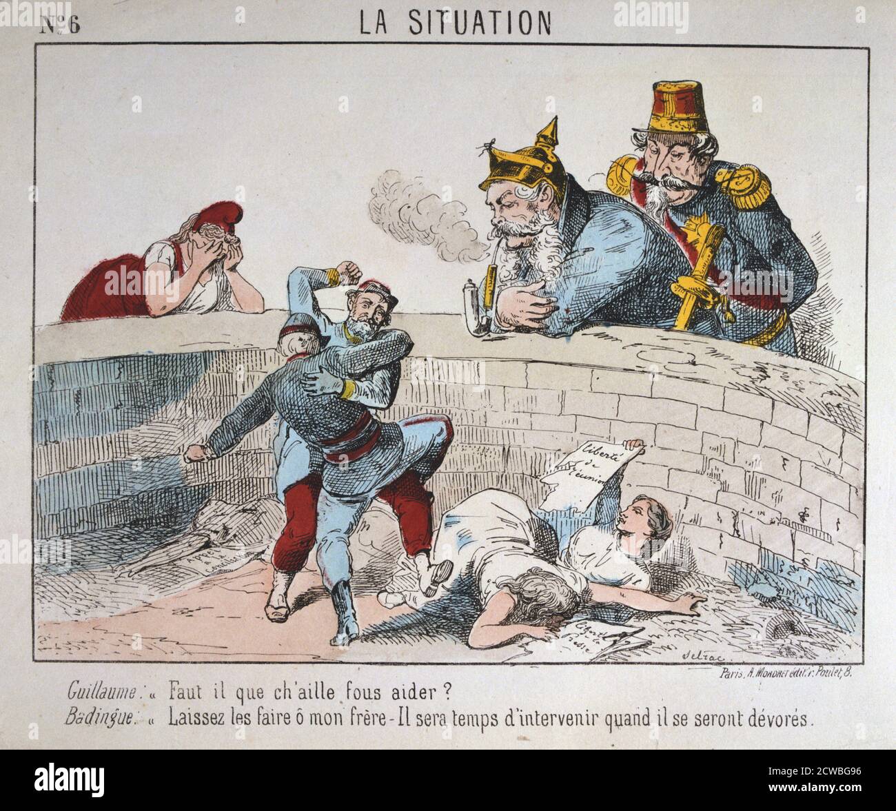 La commune de paris 1871 caricature Banque de photographies et d'images à haute résolution - Alamy