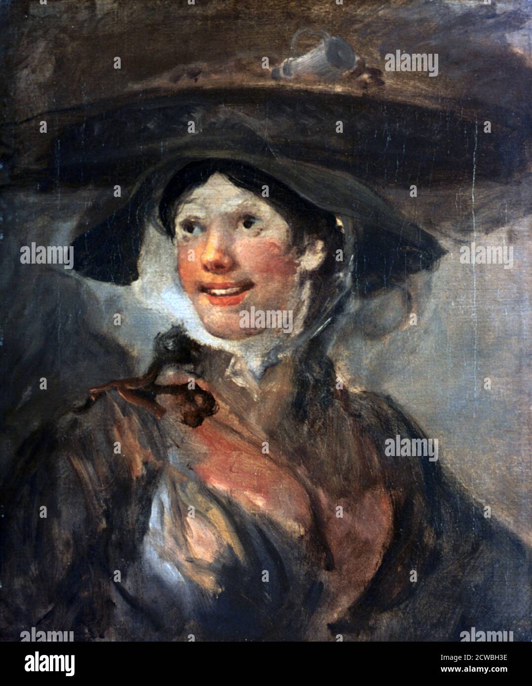 The Shrimp Girl' de william Hogarth, c1745. Banque D'Images